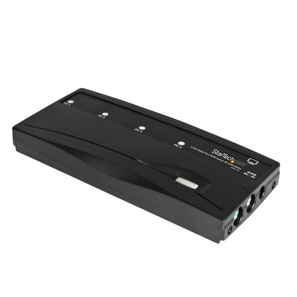 StarTech.com 4 Port PS2 KVM Switch Kit with Cables - UK BUSINESS SUPPLIES