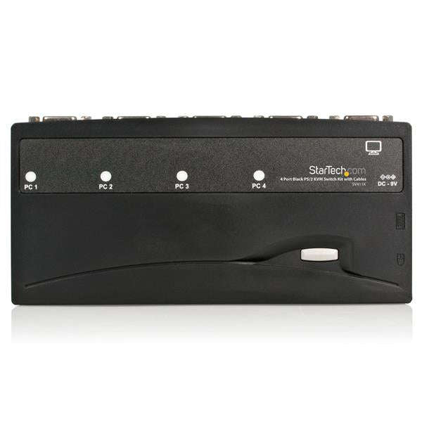 StarTech.com 4 Port PS2 KVM Switch Kit with Cables - UK BUSINESS SUPPLIES