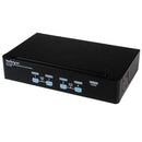 StarTech.com 4PT RM USB KVM Switch with Audio USB Hub - UK BUSINESS SUPPLIES