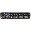 StarTech.com 4PT RM USB KVM Switch with Audio USB Hub - UK BUSINESS SUPPLIES