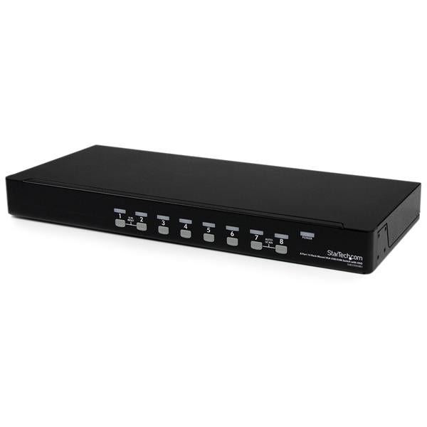 StarTech.com 8 Port 1U Rack Mount USB KVM Switch OSD - UK BUSINESS SUPPLIES