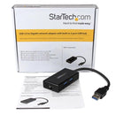 StarTech.com USB3 to GB Network Adapter 2 Port Hub - UK BUSINESS SUPPLIES