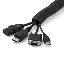 StarTech.com 4.6m 15ft Cable Management Sleeve - UK BUSINESS SUPPLIES