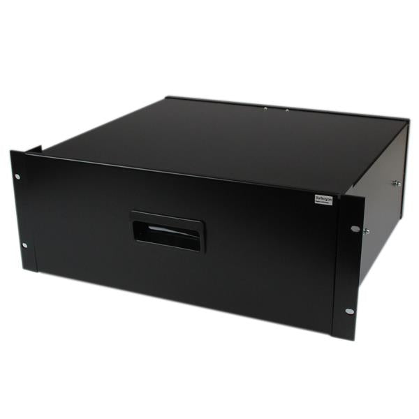 StarTech.com 4U 19in Rack Black Steel Storage Drawer - UK BUSINESS SUPPLIES