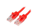 StarTech.com 1m Red Cat5e Snagless RJ45 Patch Cable - UK BUSINESS SUPPLIES