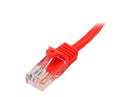 StarTech.com 1m Red Cat5e Snagless RJ45 Patch Cable - UK BUSINESS SUPPLIES