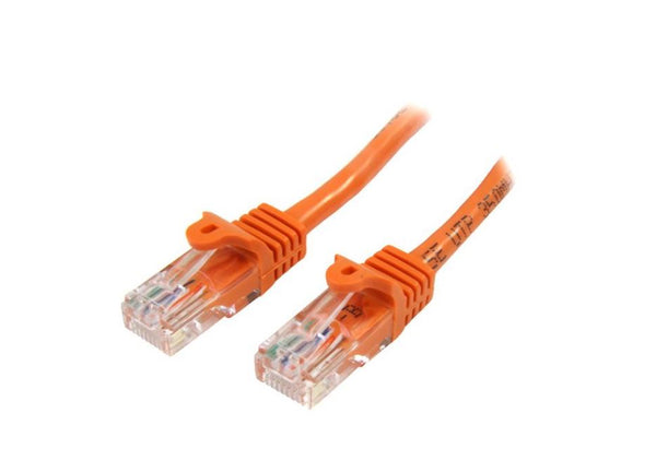 StarTech.com 2m Orange Cat5e Snagless RJ45 Cable - UK BUSINESS SUPPLIES