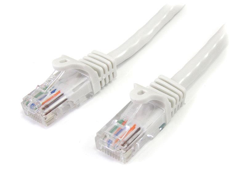 StarTech.com 2m White Cat5e Patch Cable - UK BUSINESS SUPPLIES