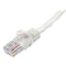 StarTech.com 0.5m White Snagless Cat5e Patch Cable - UK BUSINESS SUPPLIES