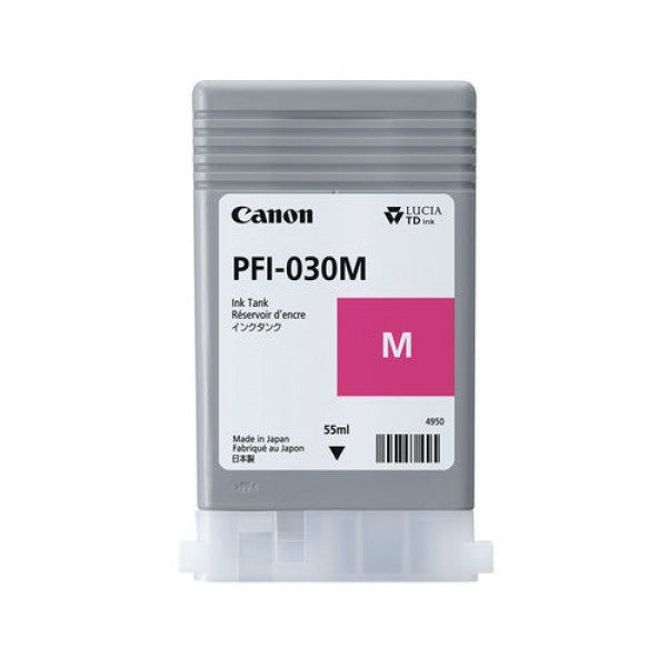 Canon PFI 030 Magenta Ink Cartridge 55ml - 3491C001 - UK BUSINESS SUPPLIES