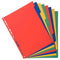 Exacompta Forever Recycled Divider 8 Part A4 220gsm Card Vivid Assorted Colours - 2008E - UK BUSINESS SUPPLIES