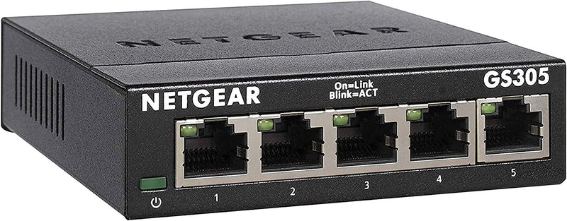 Netgear 5 Port SOHO SW 300 Series Unmanaged Gigabit Ethernet Network Switch - UK BUSINESS SUPPLIES