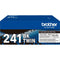 Brother Black Toner Cartridge Twin Pack 2 x 2.5k pages (Pack 2) - TN241BK - UK BUSINESS SUPPLIES