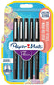 Paper Mate Flair Fibre Tip Pen Medium Point 0.7mm Black (Pack 5) 2028909 - UK BUSINESS SUPPLIES