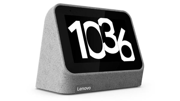 Lenovo Bluetooth Smart Clock Generation 2 Heather Grey - UK BUSINESS SUPPLIES