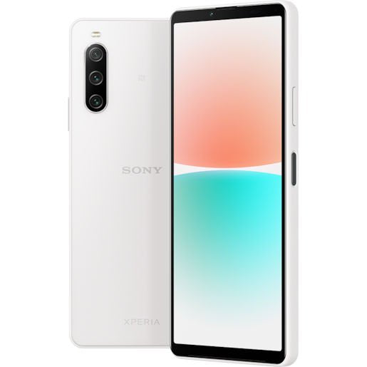 Sony Xperia 10 IV 6 Inch 5G Dual SIM Android 12 6GB RAM 128GB Storage 5000 mAh White Smartphone - UK BUSINESS SUPPLIES