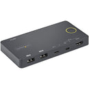 StarTech.com 2 Port Hybrid USB A HDMI USB C Single 4K 60Hz HDMI 2.0 KVM Switch - UK BUSINESS SUPPLIES