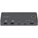 StarTech.com 2 Port Hybrid USB A HDMI USB C Single 4K 60Hz HDMI 2.0 KVM Switch - UK BUSINESS SUPPLIES