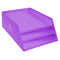Teksto Letter Tray Cardboard 3 Level Purple 13458D - UK BUSINESS SUPPLIES