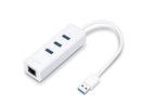TP Link 3 Port USB 3.0 Hub Gigabit Ethernet Network Adapter - UK BUSINESS SUPPLIES