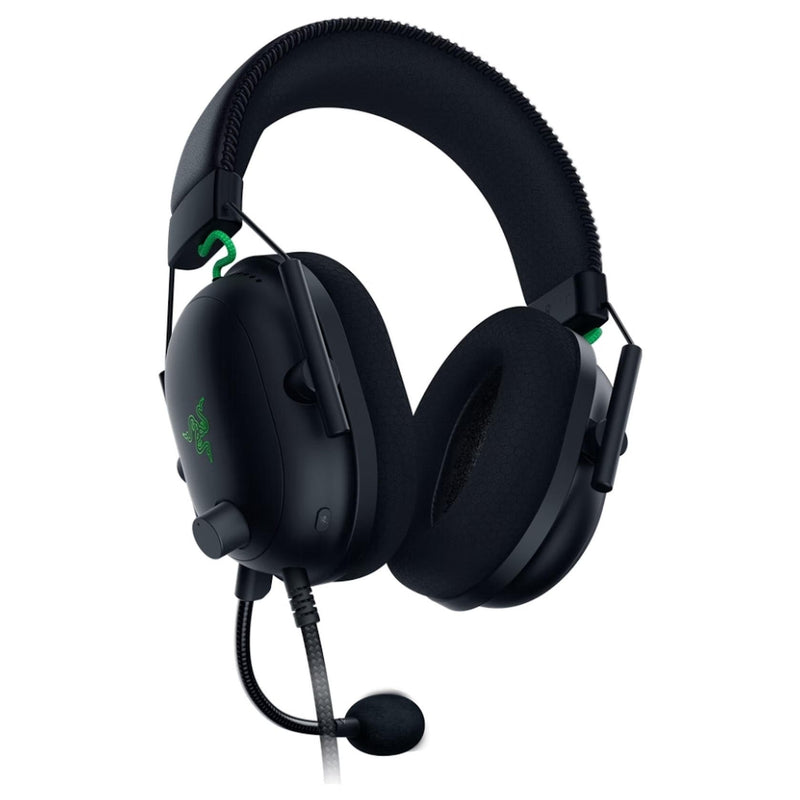 Razer Blackshark V2 Wired 3.5mm Connector Gaming Headset and USB Mic Enhancer Black - UK BUSINESS SUPPLIES