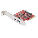 StarTech.com 2 Port 10Gbps USB A and USB C PCI Express Host Controller Card Adapter - UK BUSINESS SUPPLIES