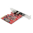 StarTech.com 2 Port 10Gbps USB A and USB C PCI Express Host Controller Card Adapter - UK BUSINESS SUPPLIES