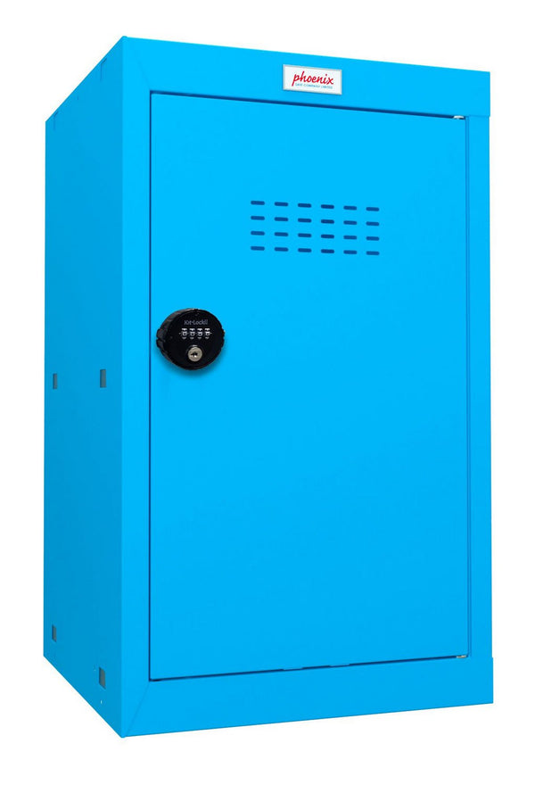 Phoenix CL Series Size 3 Cube Locker in Blue with Combination Lock CL0644BBC - UK BUSINESS SUPPLIES