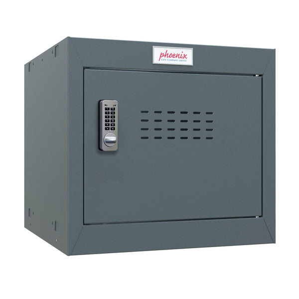 Phoenix CL Series Size 2 Cube Locker in Antracite Grey with Electronic Lock CL0544AAE - UK BUSINESS SUPPLIES
