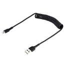 StarTech.com 50cm 20in USB To Lightning Cable Coiled - UK BUSINESS SUPPLIES
