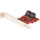 StarTech.com SATA PCIe Card 4 Ports 6Gbps Non RAID - UK BUSINESS SUPPLIES