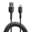 StarTech.com 1m 3ft USB To Lightning Cable Coiled - UK BUSINESS SUPPLIES