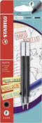 STABILO PALETTE Gel Rollerball Refill 0.4mm Line Black (Blister 2) B-55618-5 - UK BUSINESS SUPPLIES