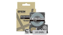 Epson LK-5ABJ Black on Matte Light Gray Tape Cartridge 18mm - C53S672087 - UK BUSINESS SUPPLIES