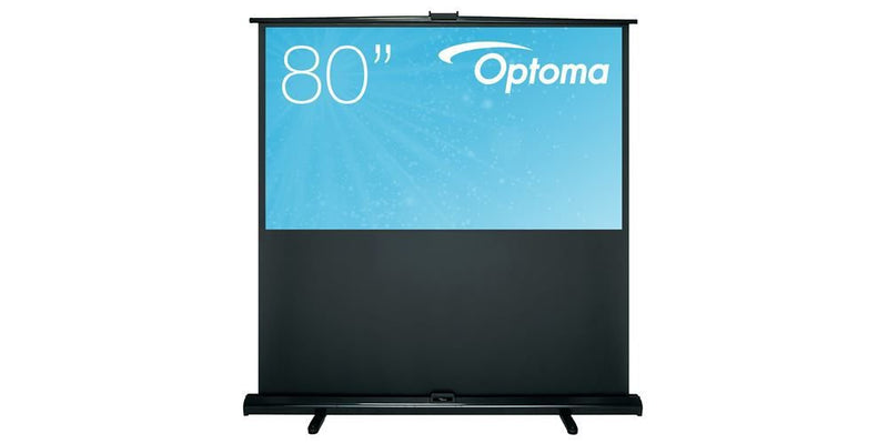 Optoma DP-9080MWL 80 Inch 16:9 Portable Projector Screen - UK BUSINESS SUPPLIES