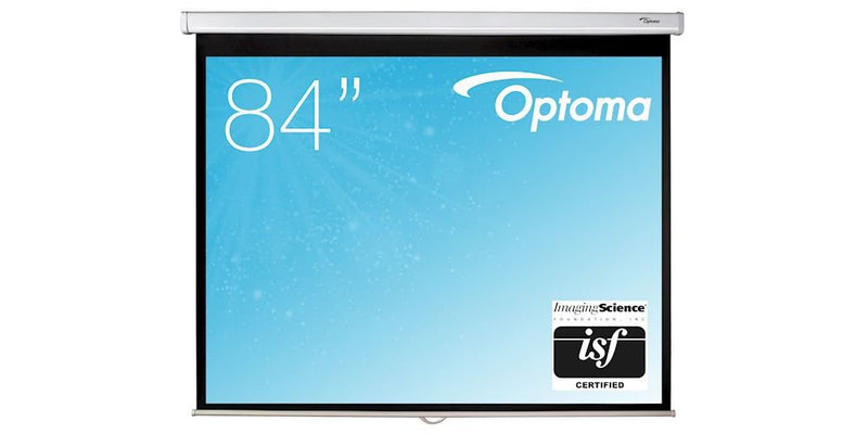 Optoma DS-3084PWC Panoview 84 Inch 4:3 Manual Pull Down Projector Screen - UK BUSINESS SUPPLIES