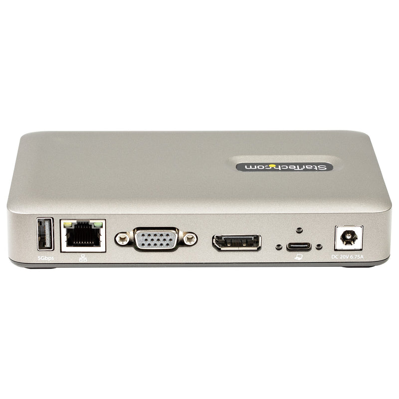 StarTech.com 4-PortUSB-C to DisplayPort 4K 30Hz or VGA Dock with 65W USB Power Delivery - UK BUSINESS SUPPLIES