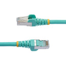 StarTech.com 7m CAT6a Snagless RJ45 Ethernet Aqua Cable with Strain Reliefs - UK BUSINESS SUPPLIES