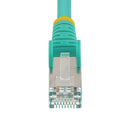 StarTech.com 5m CAT6a Snagless RJ45 Ethernet Aqua Cable with Strain Reliefs - UK BUSINESS SUPPLIES
