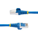 StarTech.com 7.5m CAT6a Snagless RJ45 Ethernet Blue Cable with Strain Reliefs - UK BUSINESS SUPPLIES