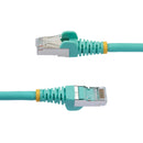 StarTech.com 2m CAT6a Snagless RJ45 Aqua Cable with Strain Reliefs - UK BUSINESS SUPPLIES