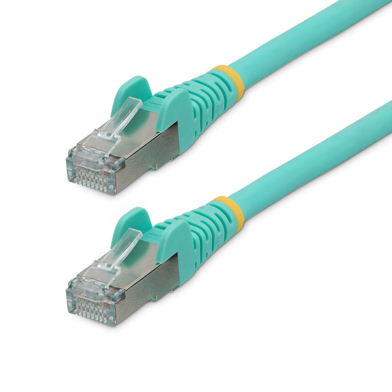 StarTech.com 1m CAT6a Snagless RJ45 Aqua Cable with Strain Reliefs - UK BUSINESS SUPPLIES