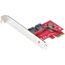 StarTech.com 2 Port 6Gbps PCIe SATA Expansion Card - UK BUSINESS SUPPLIES