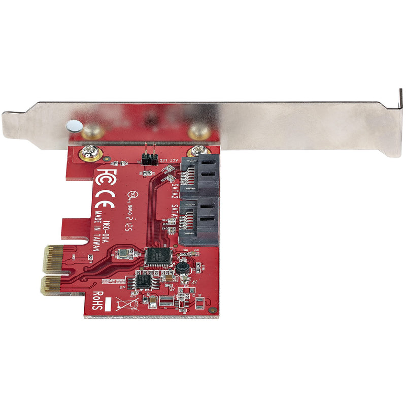 StarTech.com 2 Port 6Gbps PCIe SATA Expansion Card - UK BUSINESS SUPPLIES