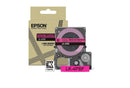 Epson LK-4PBF Black on Fluorescent Pink Tape Cartridge 12mm - C53S672100 - UK BUSINESS SUPPLIES
