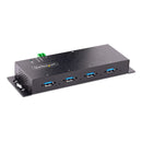StarTech.com 4 Port Industrial 5Gbps USB 3.0 Hub - UK BUSINESS SUPPLIES