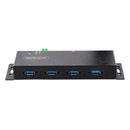 StarTech.com 4 Port Industrial 5Gbps USB 3.0 Hub - UK BUSINESS SUPPLIES