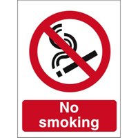 Stewart Superior No Smoking Sign 150x200mm - P089SAV-A5 - UK BUSINESS SUPPLIES