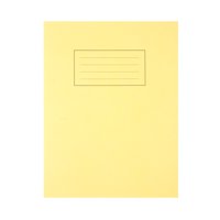 Silvine 9x7 inch/229x178mm Exercise Book Ruled Yellow 80 Pages (Pack 10) - EX103 - UK BUSINESS SUPPLIES