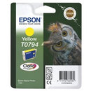 Epson T0794 Owl Yellow High Yield Ink Cartridge 11ml - C13T07944010 - UK BUSINESS SUPPLIES